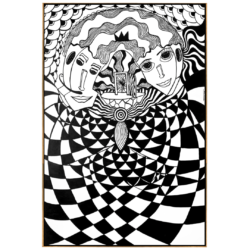 Obra Família P&B - 1.80x.1.20